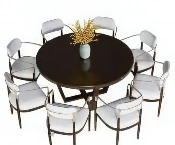 New Chinese Style Dining Table And Chairs-ID:898689037