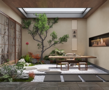 New Chinese Style Courtyard/landscape-ID:934133051