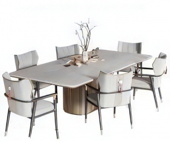 New Chinese Style Dining Table And Chairs-ID:490242008
