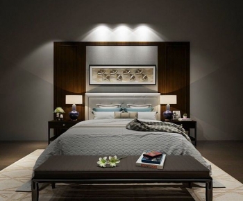 Modern Double Bed-ID:570330625