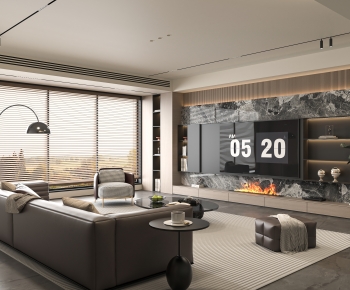 Modern A Living Room-ID:677917004