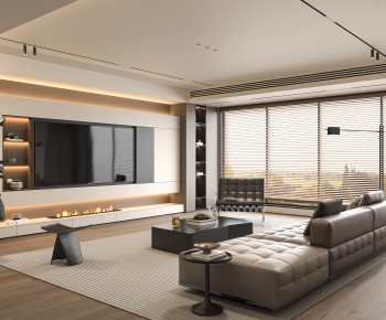 Modern A Living Room-ID:480083945
