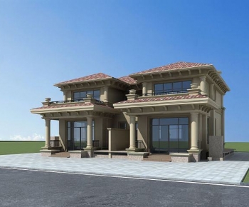 European Style Double Townhouse-ID:227492098