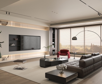 Modern A Living Room-ID:404299974