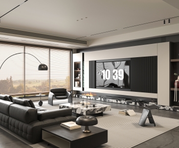 Modern A Living Room-ID:909195908