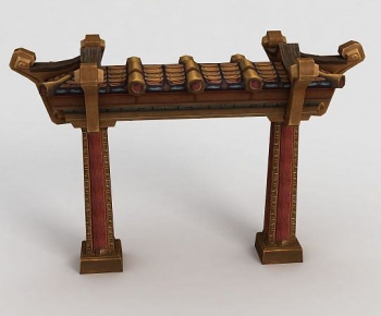 Chinese Style Ancient Architectural Buildings-ID:659192091