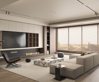 Modern A Living Room-ID:981822977