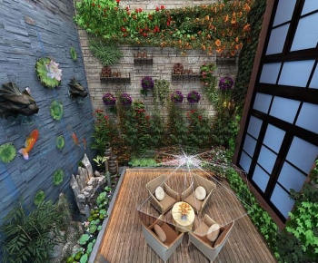 Modern Courtyard/landscape-ID:566759113