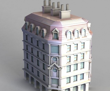 European Style Cartoon House-ID:346569068
