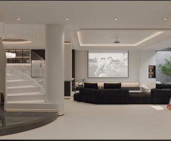 Modern A Living Room-ID:310504914