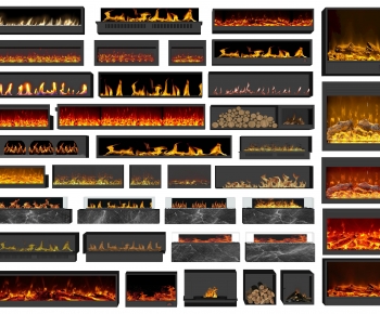 Modern Electronic Fireplace-ID:381308087