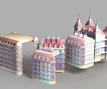 European Style Cartoon House-ID:931894061