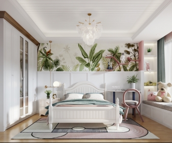 Nordic Style Girl's Room Daughter's Room-ID:161190092