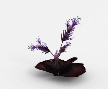 Modern Flowers And Grass-ID:468240023