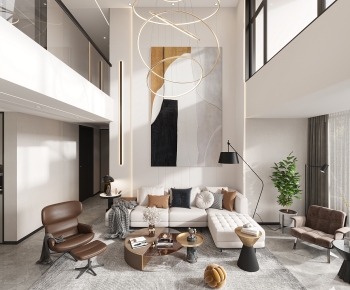 Modern A Living Room-ID:254200943