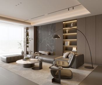 Modern A Living Room-ID:395206939