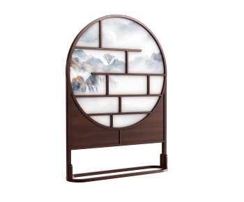 New Chinese Style Wooden Screen Partition-ID:368767988