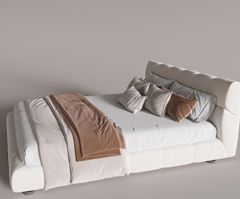 Modern Double Bed-ID:690398936
