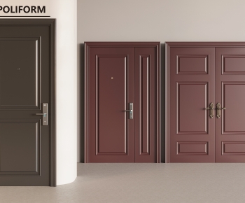 Simple European Style Entrance Door-ID:545715096