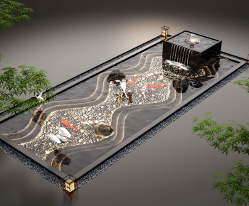 Modern Rockery Waterscape-ID:791826017