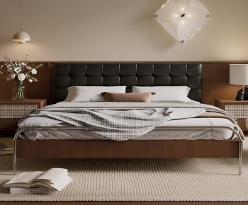 Modern Double Bed-ID:685137034