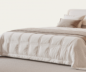 Modern Double Bed-ID:622119949