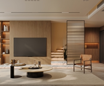 Modern A Living Room-ID:608450896