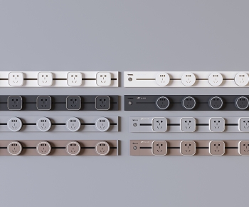 Modern Socket Panel-ID:445764061