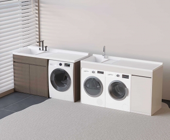 Modern Laundry Cabinet-ID:913350112