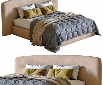 Modern Double Bed-ID:672064076