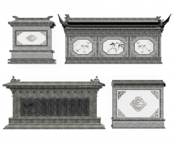 Chinese Style Landscape Wall-ID:917500022