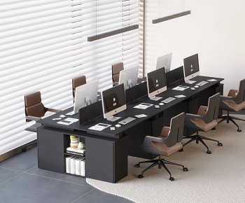 Modern Office Desk And Chair-ID:173084026