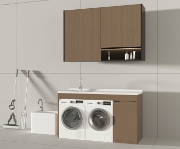 Modern Laundry Cabinet-ID:544826032