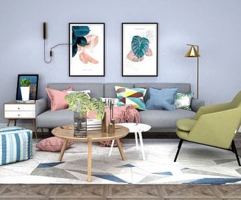 Nordic Style Sofa Combination-ID:233783968