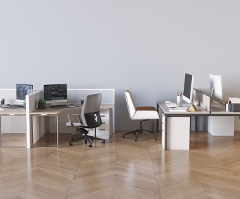 Modern Office Desk And Chair-ID:552108051