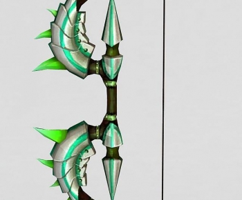 现代龙之谷游戏武器弓模型-ID:394982103