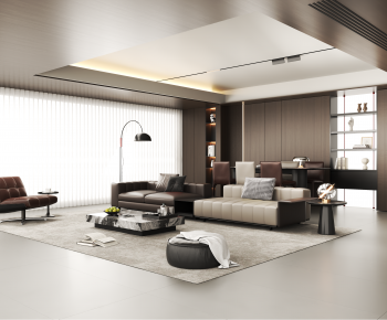 Modern A Living Room-ID:764391908