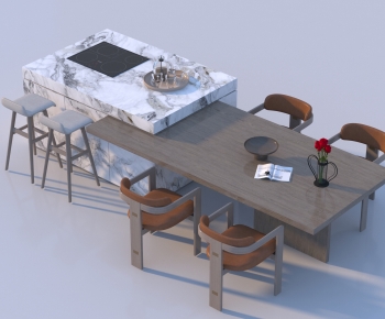 Modern Dining Table And Chairs-ID:348519095