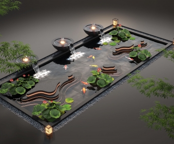 Modern Rockery Waterscape-ID:165129907