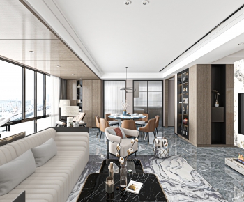 Modern A Living Room-ID:132854941