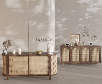 Wabi-sabi Style Side Cabinet-ID:779495957