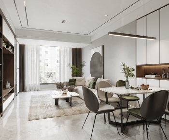 Modern A Living Room-ID:979527008