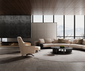 Modern A Living Room-ID:423579935