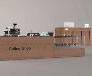 现代便利店收银台组合-ID:956338885