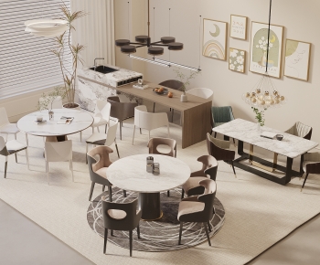 Modern Dining Table And Chairs-ID:301209934