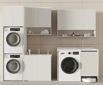 Modern Laundry Cabinet-ID:185293914