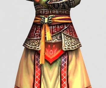 现代游戏角色宗派负责人模型-ID:128484017