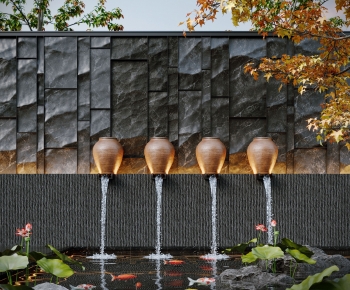 Modern Rockery Waterscape-ID:475203995