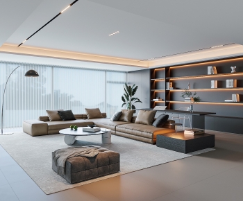 Modern A Living Room-ID:522424941