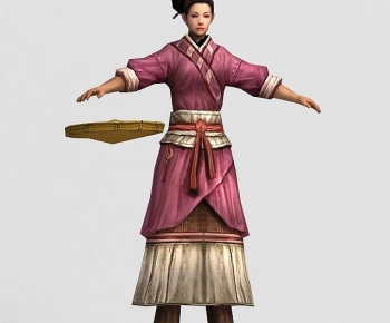 现代游戏角色孟母模型-ID:646249066